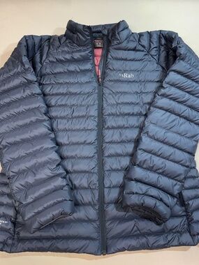 Rab Women's Microlight Down Jacket, Steel, Size XL